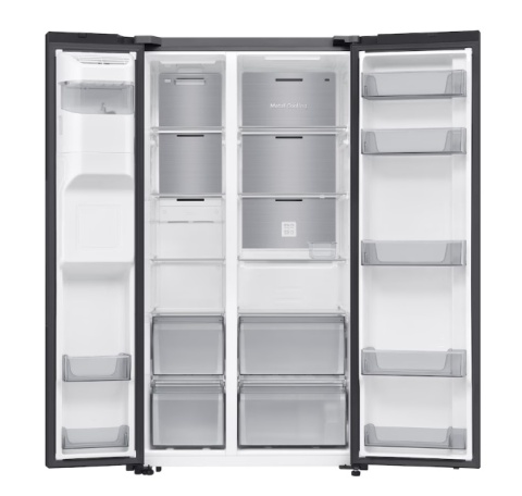 Lodówka SBS Samsung RS70F64KEBEO 635l No frost Metal Cooling SpaceMax