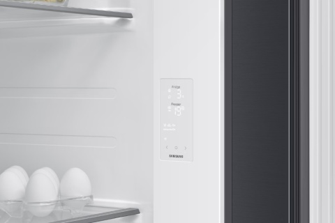Lodówka SBS Samsung RS80F64KEFEO 640l Drzwi Auto Open No Frost LED