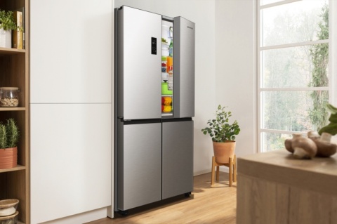 Lodówka Side By Side Gorenje NRM819E61X 460l 37dB NoFrost Plus Szara