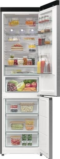 Lodówka dwudrzwiowa Gorenje NRB620E61X4WFE 203cm Srebrna DO OBUDOWY