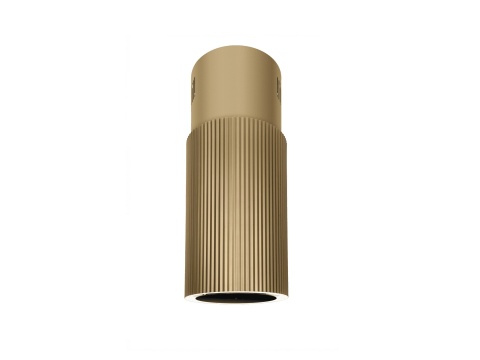 Okap kuchenny wyspowy Ciarko Design Monogram W Gold Tuba sterowany gestem + pilot