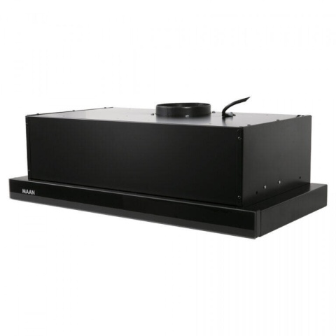 Okap teleskopowy MAAN Corona 2 60 g czarny SZKLANY PANEL 60cm