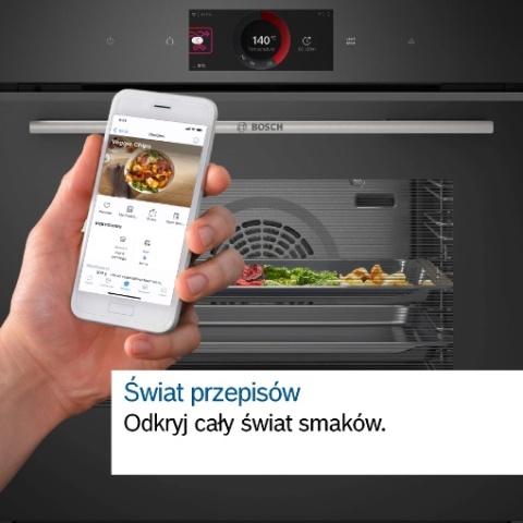 Piekarnik BOSCH HBG7361B1 Elektryczny Czarny TFT Smart Home