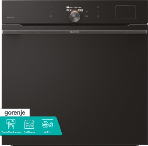 Piekarnik elektryczny z generatorem 100% Para Gorenje BFS6148B 60cm 77L