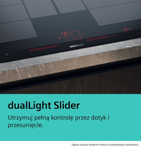 Płyta indukcyjna Siemens EH801LVC1E 7,4 kW 5 PÓL Czarna