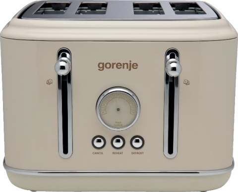 Toster Gorenje T2300CLIN 1150W 7 poziomów 4 tosty beż