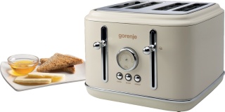 Toster Gorenje T2300CLIN 1150W 7 poziomów 4 tosty beż