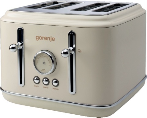 Toster Gorenje T2300CLIN 1150W 7 poziomów 4 tosty beż