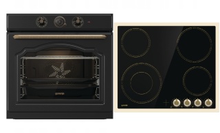 Zestaw Gorenje Retro BOS67372CLB + EC642CLI