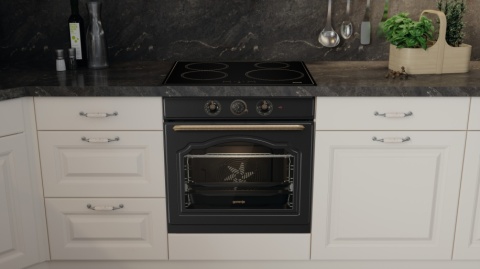 Zestaw Gorenje Retro BOS67372CLB + EC642CLI