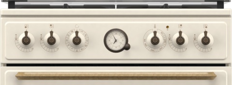 Zestaw Gorenje Retro Kuchnia 60cm GKS6C71CLI + Mikrofala BM235CLI Kremowy