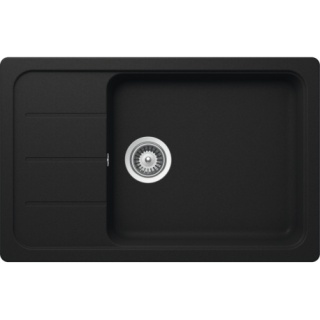 Zlewozmywak Schock FORMHAUS D-100LS Onyx CRISTALITE® 78cm x 50cm