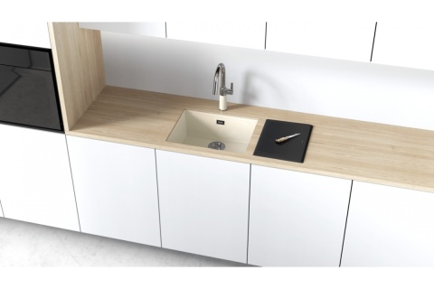 Zlewozmywak Schock LAHTI N-100L Onyx CRISTALITE® do szafki 60cm