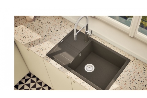 Zlewozmywak Schock RONDA D-100XL Vanilla CRISTALITE® do szafki 60