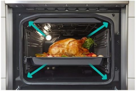 Kuchnia elektryczna Gorenje GECS5B70CLB płyta ceramiczna 70l 50cm