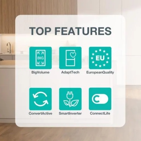 LODÓWKA ZABUD GORENJE NRKI619D61WFE 377 L No Frost Dual, Inwerter, Wi-Fi
