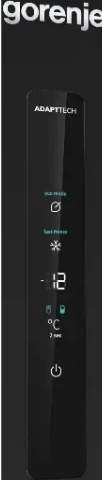 Lodówka Gorenje NRK6192ABK4 NoFrost Czarny Mat 185cm