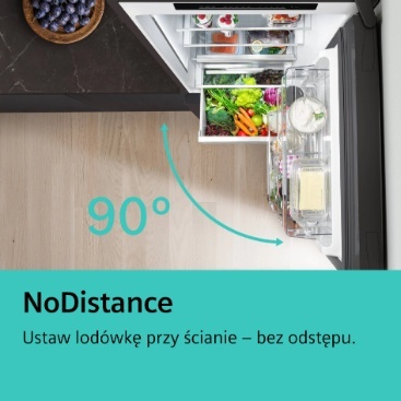 Lodówka Siemens iQ300 KG49NVXDG 440L NoFrost MultiAirflow LED hyperFresh