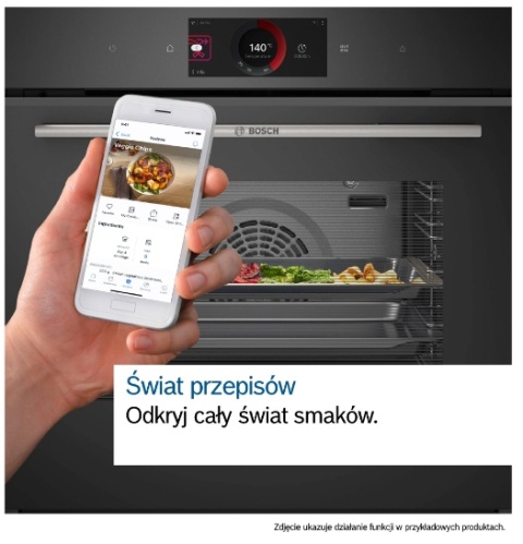 Piekarnik Bosch HBG7722B1 Pyroliza Wyświetlacz TFT Termoobieg 3D