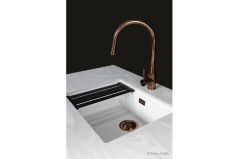 SCHOCK zestaw zlewozmywak KIRUNA N-100L Day CRISTADUR® + 629051SH + 629738S