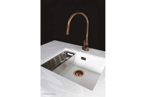 SCHOCK zestaw zlewozmywak KIRUNA N-100L Day CRISTADUR® + 629051SH + 629738S