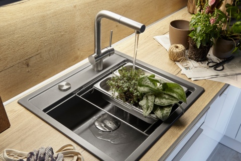 SCHOCK zlewozmywak MONO N-100 Magma CRISTADUR® do szafki 60cm